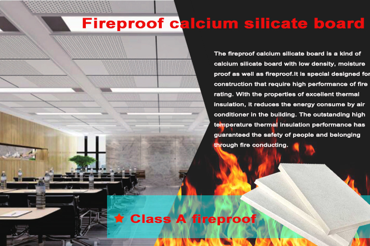 fireproof calcium silicate board